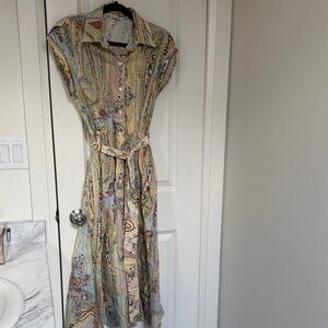 Zara Multicolor Paisley Maxi Dress